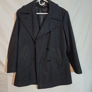 Men's Classic Double-Breasted Peacoat